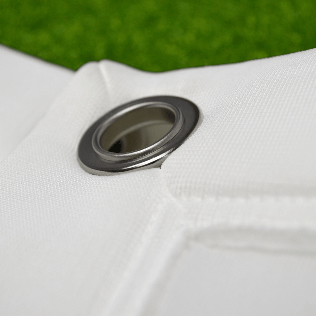 Close up of eyelet on corner of impact screen