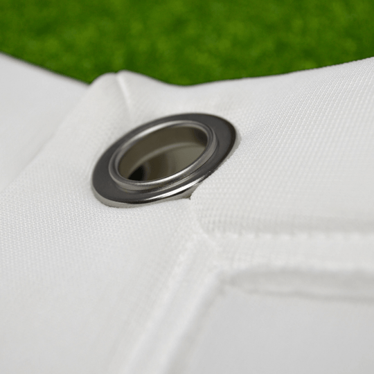 Close up of eyelet on corner of impact screen