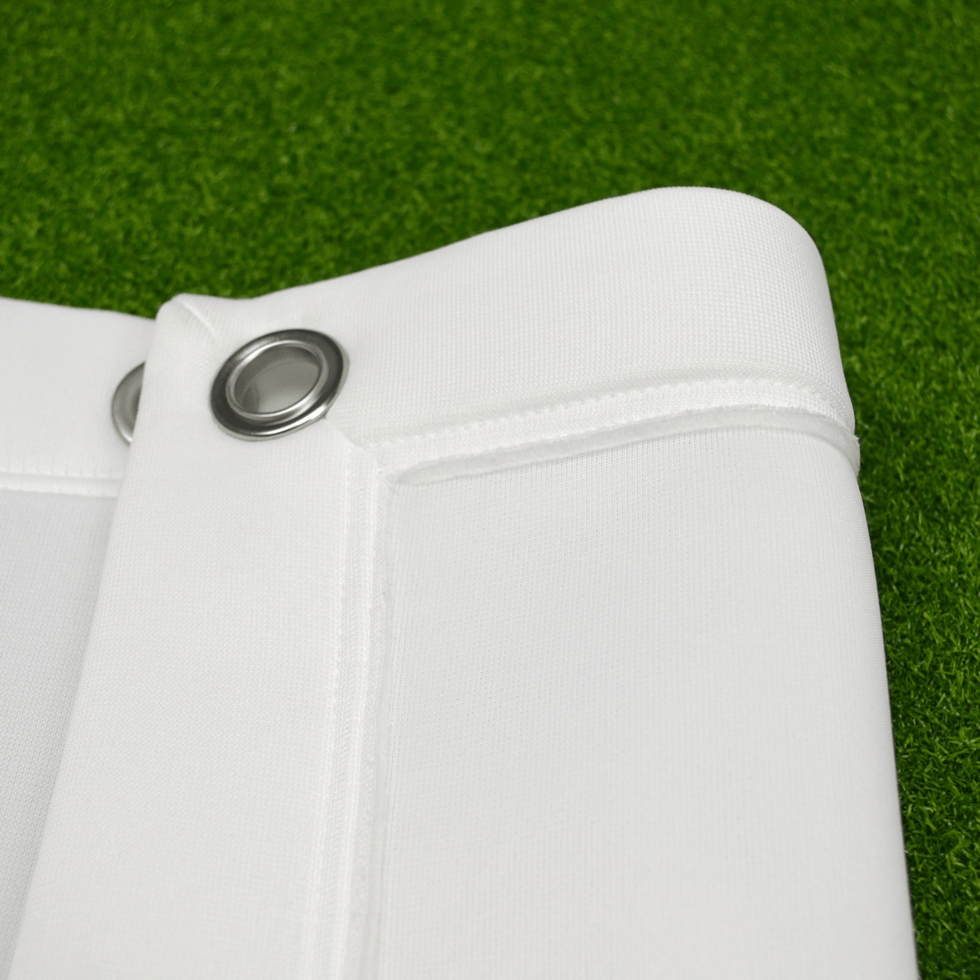 Close up of folded over impact screen