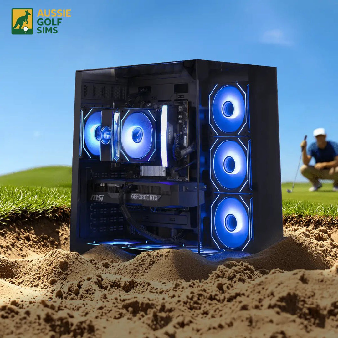 Aussie Golf Sims SimCore HD Golf Simulator PC (Sand Bunker)