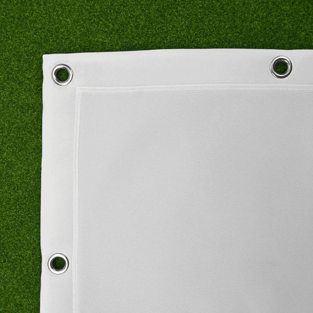 Corner of Golf Impact Screen on green golf turf