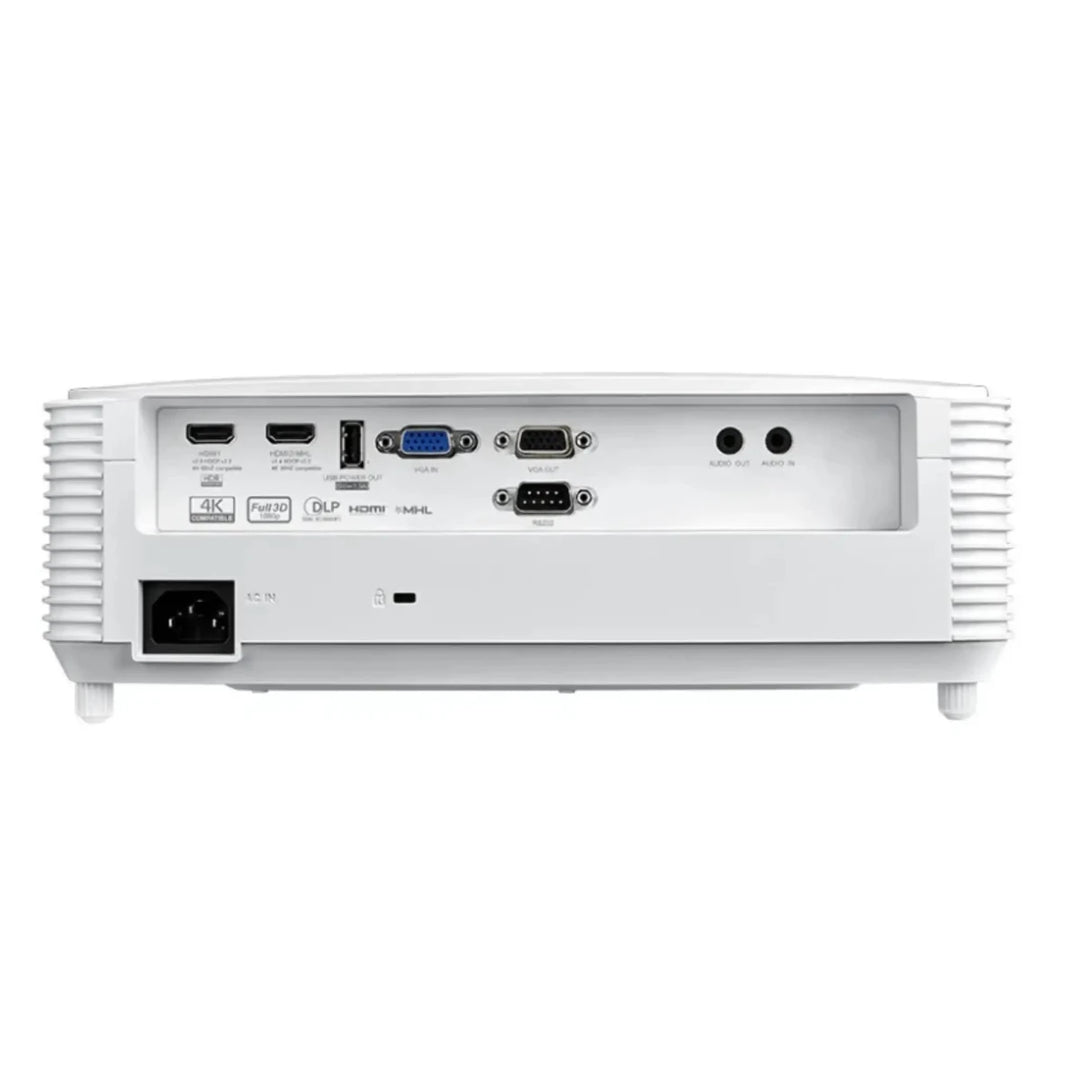 Optoma GT1080HDR Short Throw Golf Simulator Projector Rear View of I/O Ports