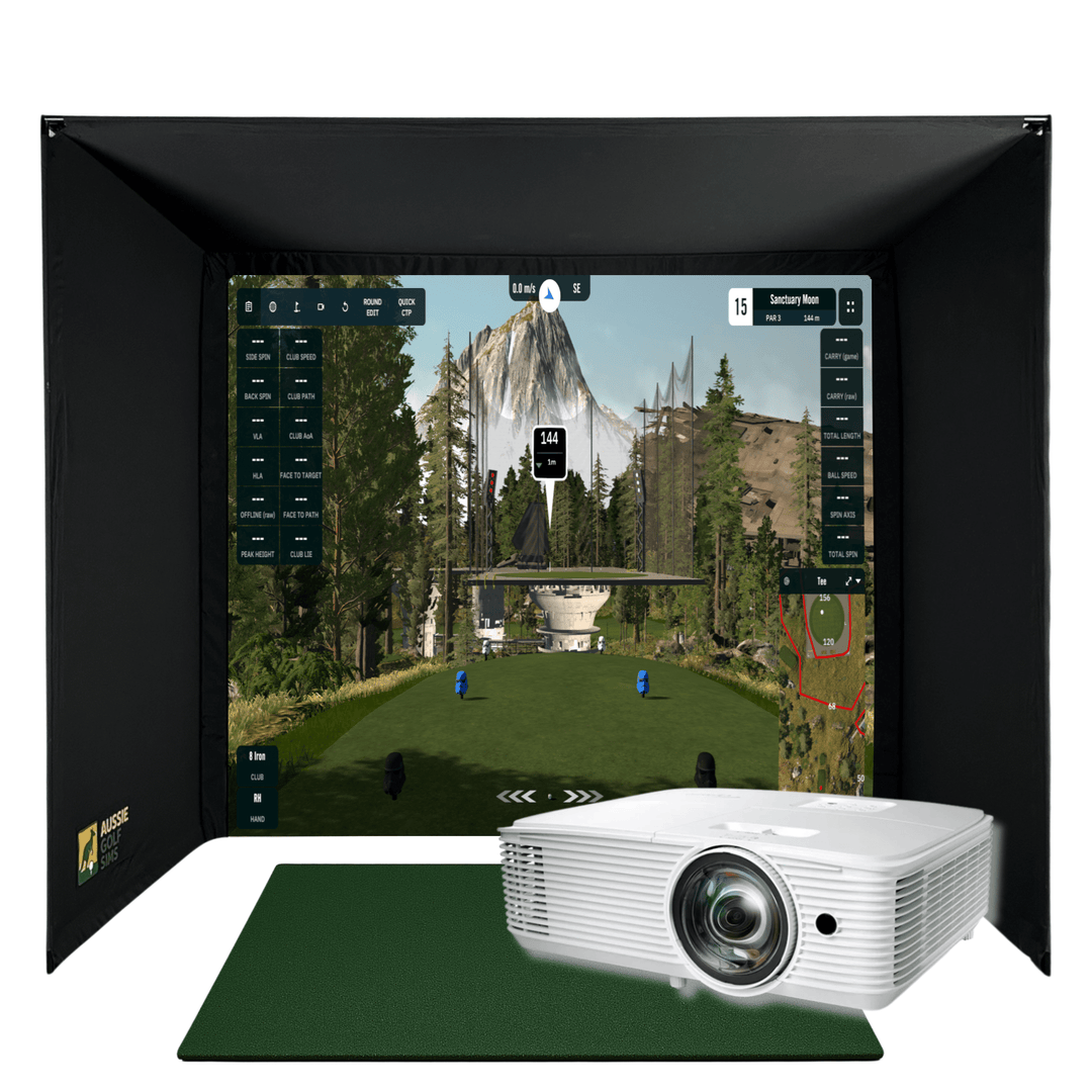 The RooBox BYO Launch Monitor Package - Optoma GT1080HDR