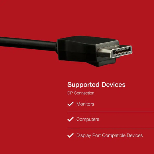 Shintaro DisplayPort (DP) to DisplayPort 2m