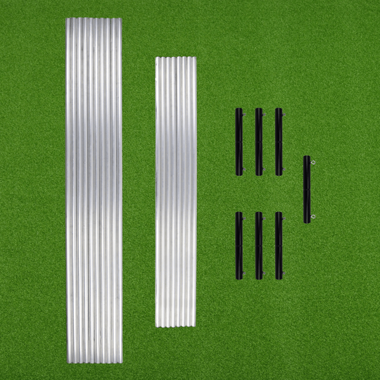 Framing Kit for the RooBox Golf Simulator Enclosuring including 18 Poles and 7 balck straight Connectors