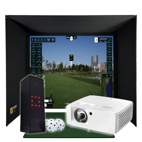 The RooBox Golf Simulator Package - Square Golf Home - Optoma AZH360ST
