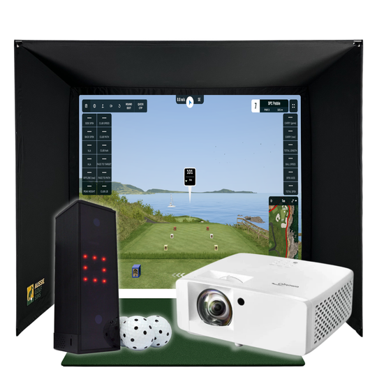 The RooBox Golf Simulator Package - Square Golf Home - Optoma AZH460ST