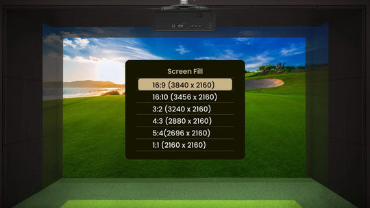 BenQ AK800ST Laser 4K Golf Simulator AI Projector
